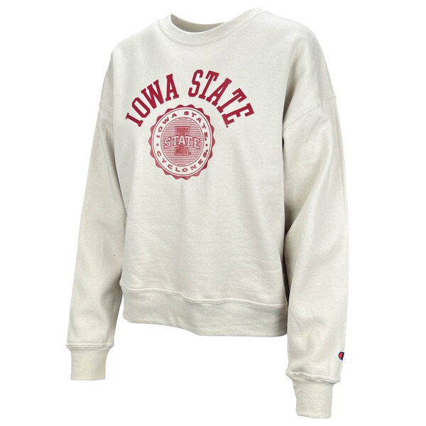 Champion® Women's Iowa State Seal Oatmeal Crewneck